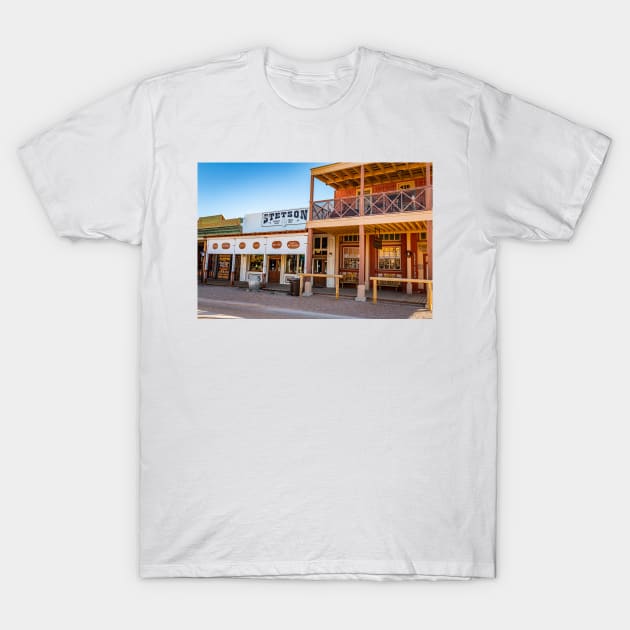 Allen Street in Tombstone, Arizona T-Shirt by Gestalt Imagery